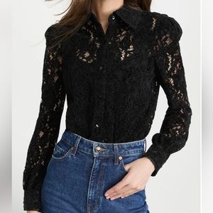 L'AGENCE Jenica Lace Blouse